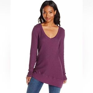 Splendid Purple Thermal Sweater-Size S